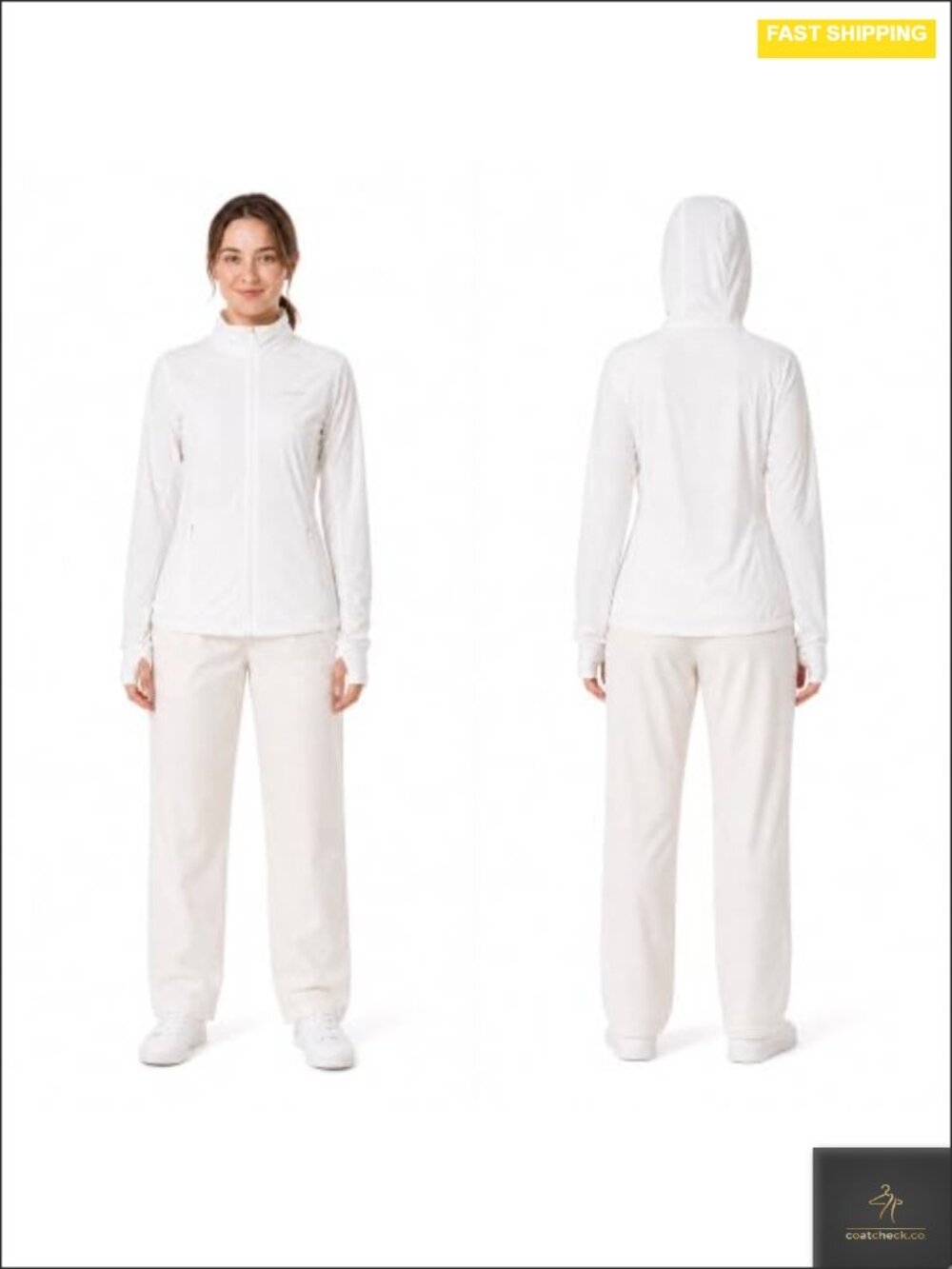 UPF 50+ Sun Hoodie Jacket Lightweight Long Sleeve Zip Up with Pocket